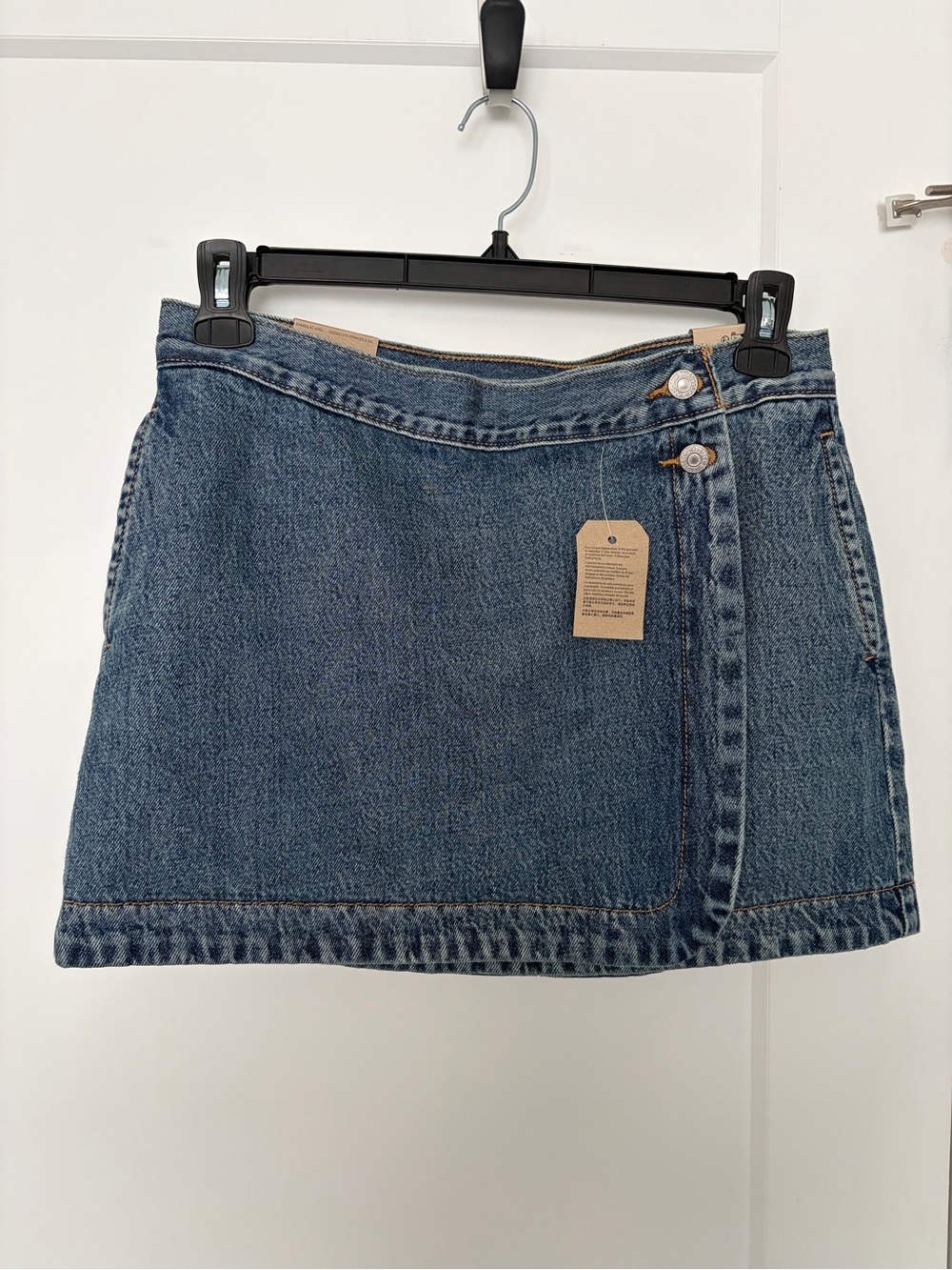 Classic Blue Denim Mini Skirt